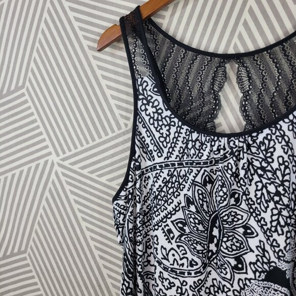 NEW Apt 9 Nightgown size XL Dress Pink Lace Back Lightweight Flowy Stretchy Pink - Picture 3 of 7